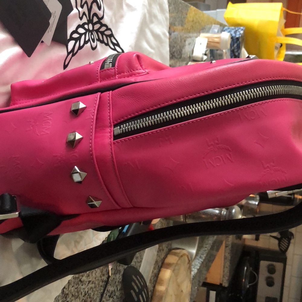 Authentic mcm mini backpack - Picture 3 of 6